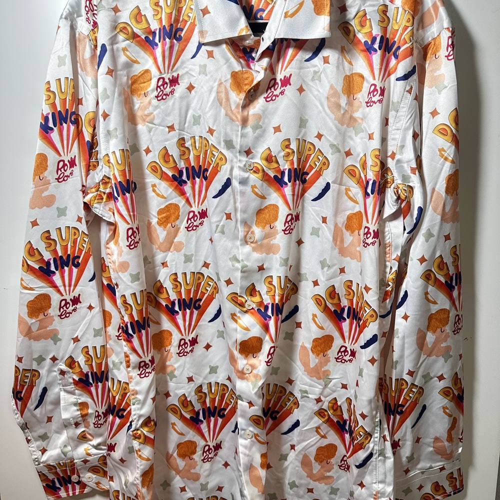 Men's Graphic Print Shirt – "Super King" & "Royal Love"